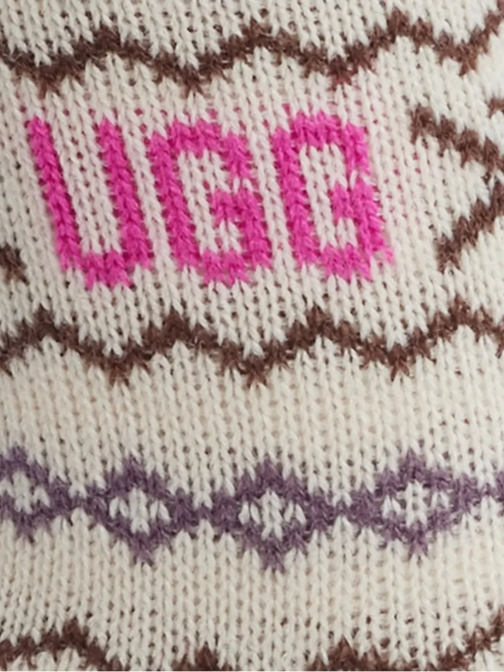 UGG®Cressida Jacquard Quarter Socks, Pink/Cream, one size NWOT